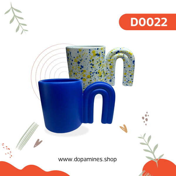 Ceramic cup with handle